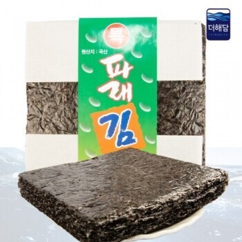 강원마트 더해담,더해담 파래김 100장x3봉