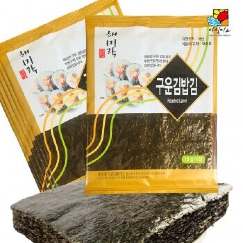 강원마트 더해담,아침미소 구운김밥김 10매 x 10봉