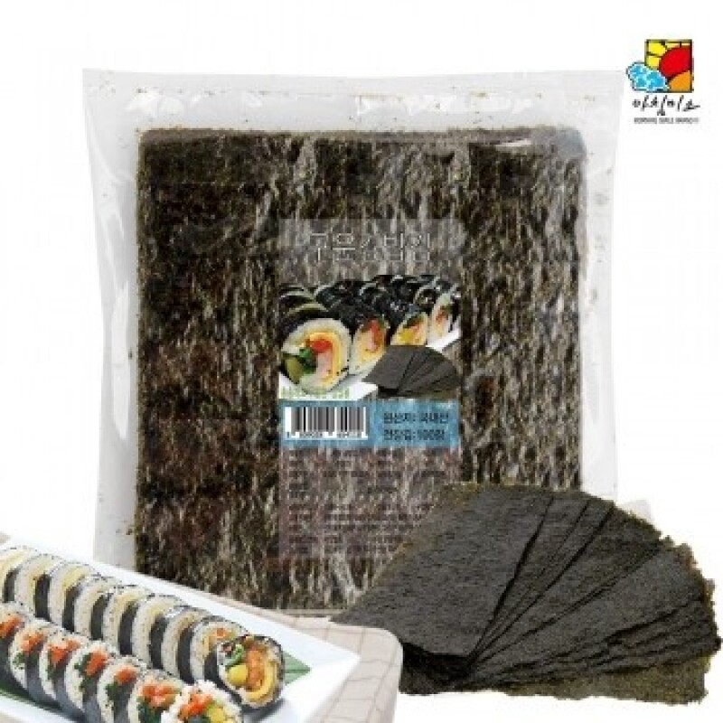 강원마트 더해담,아침미소 구운김밥김 100매 x 1봉