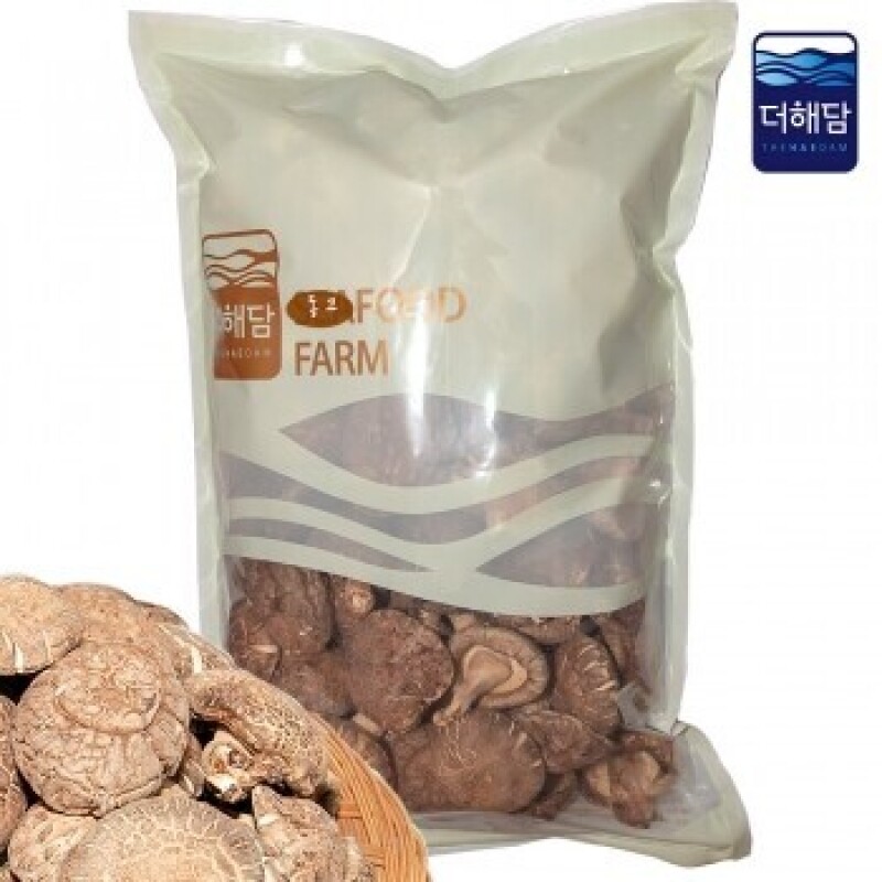 강원마트 더해담,더해담 표고버섯 동고 1kg 국내산