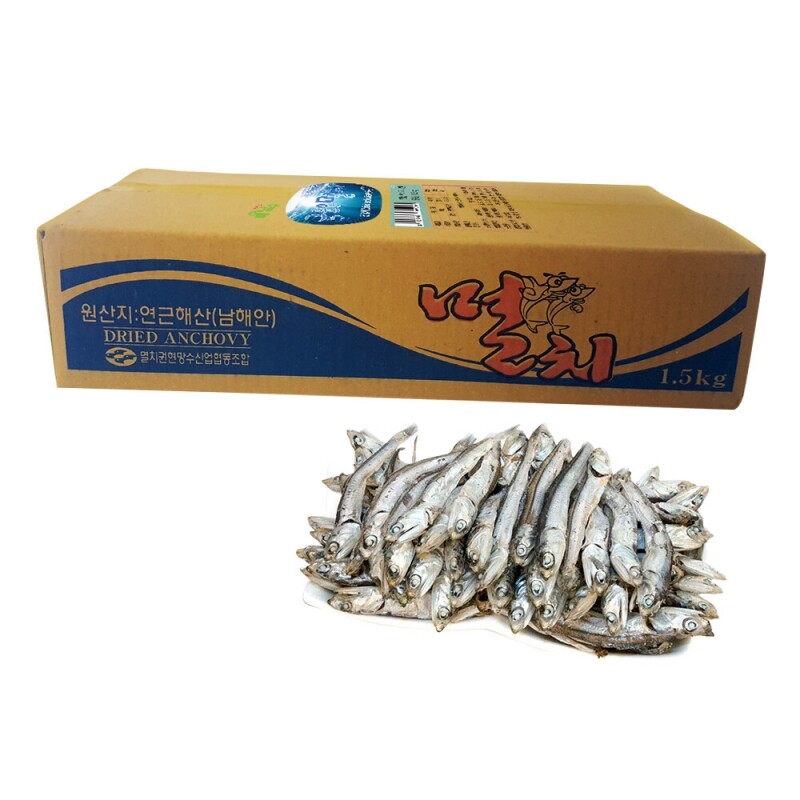 강원마트 더해담,빼어날수 다시멸치(상)중멸1.5kg